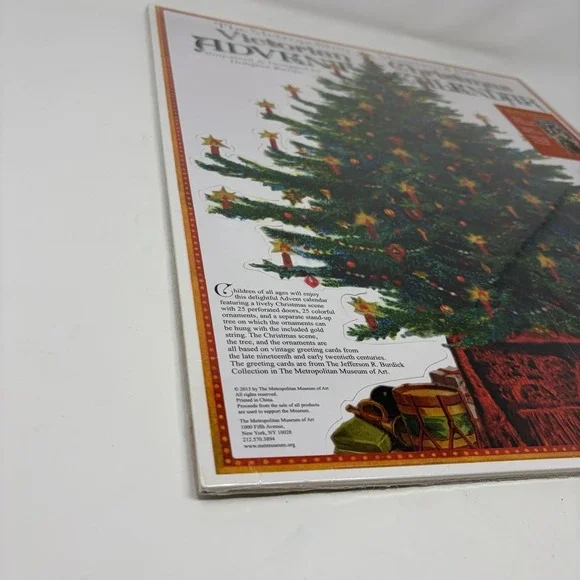 Met Museum Victorian Christmas Advent Calendar‎ Sealed 2013 Stand-Up Tree - Picture 6 of 11